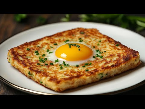 Oh my God how delicious Just mix two eggs with bread My