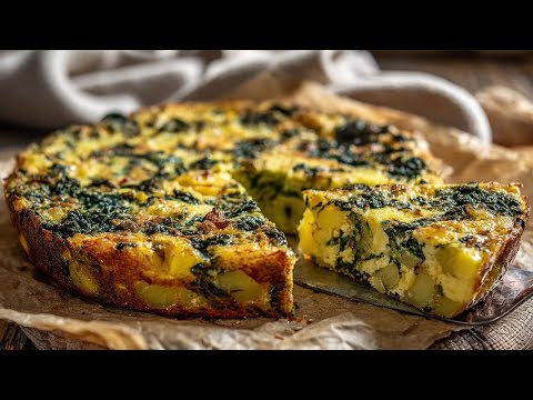 Potato and spinach frittata the cheapest meal that tastes