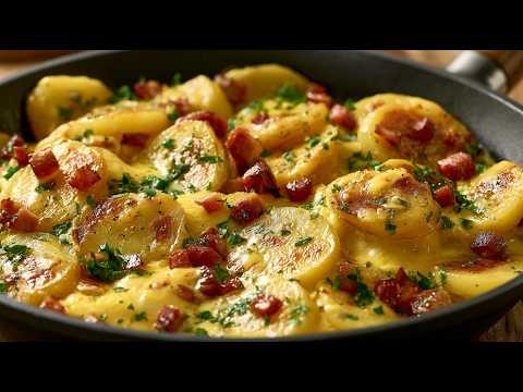 Patate alla carbonara Non ho mai mangiato le patate cosi