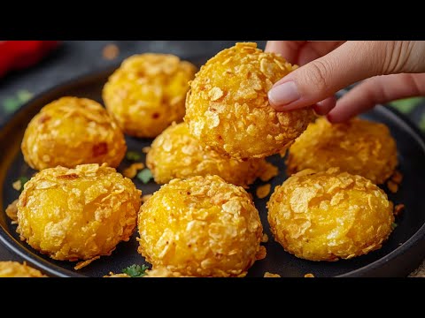No Fry Crispy Potato Balls So easy and delicious