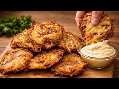 Meglio degli HASH BROWNS Frittelle di patate e cipolle