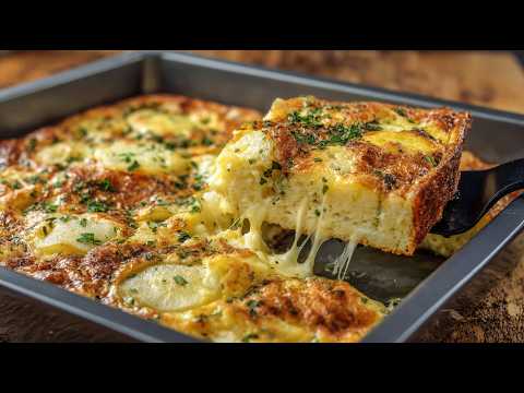 La Frittata di Patate al Forno Piu Filante che ci Sia Cena