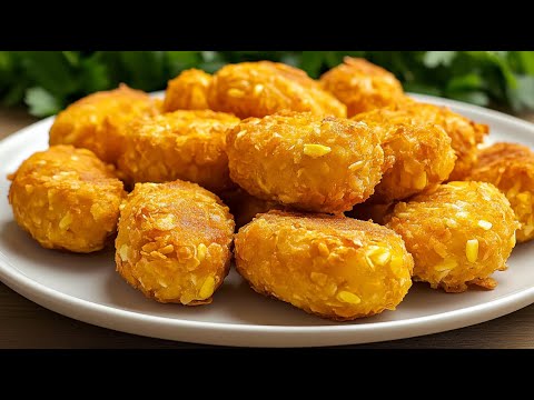 No Fry Crispy Potato Snack So Easy and Delicious