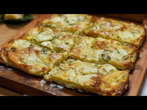 Crispy Outside Soft Inside Potato Zucchini Focaccia Recipe