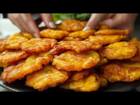 Crunchy potato and pepper fritters the perfect snack recipe