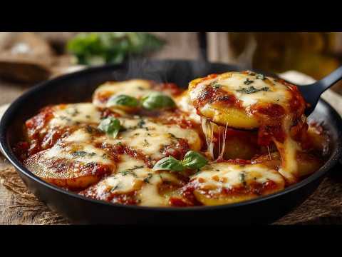 NO OVEN Needed Cheesy Pizzaiola Style Potatoes Easy Cheap