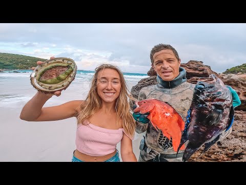 Spearfishing Abalone Catch Cook This is the best way of