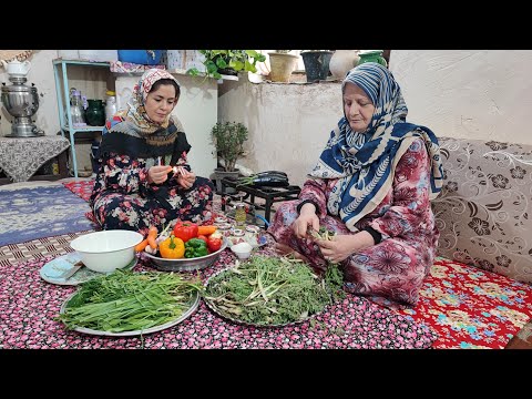Traditional Village Cooking Eggplant Meatballs Like Grandma
