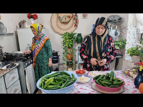 Village Life Cooking Authentic Mirza Ghasemi in the