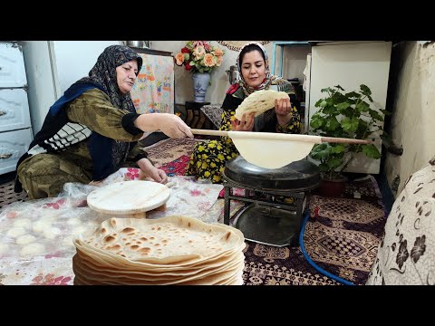 Village Life in Iran 3 Traditional Meals 3 Types of Bread