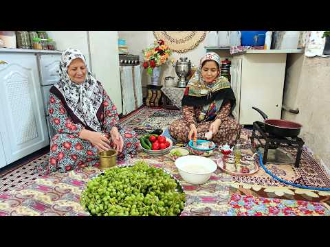 Daily routine village life in IRAN village lifestyle in