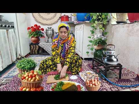 Village Style Vegetable Potato Kuku A Rustic Persian Delight