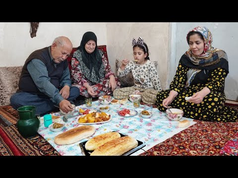 Village Life in Azerbaijan Iran Making Persian Lamb Stew