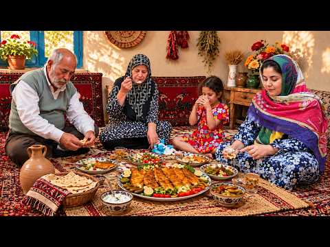IRAN Daily Village Life Traditional Rural Cooking in the