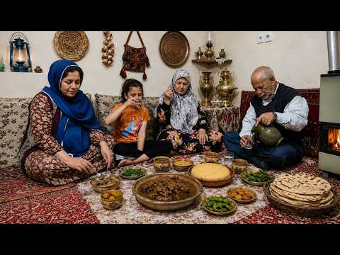 Life in an Iranian Mountain Village Cooking Quail Fesenjan
