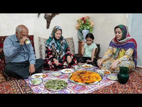 Traditional Village Food Chicken Basterma Golden Saffron