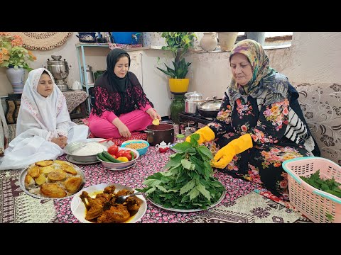 Traditional Village Cooking Traditional Chickpea pilaf