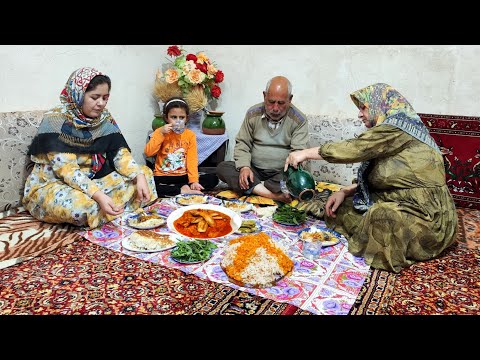 Daily routine village life Food that everyone loves gheime