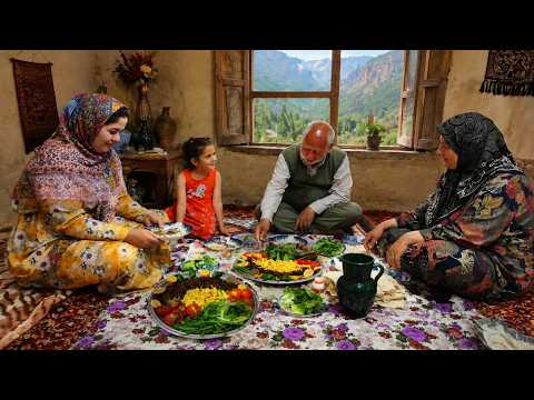 IRAN Daily Village Life Rural Cooking in the High Mountains