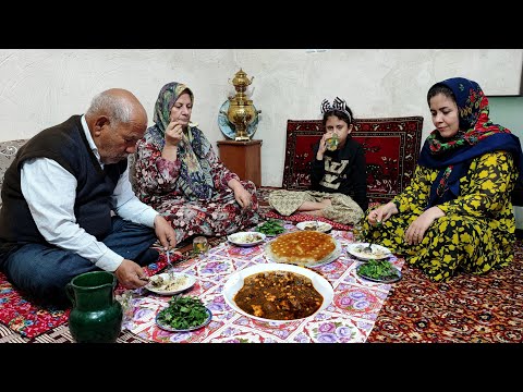 The secrets Gormeh Sabzi of Village Food that everyone