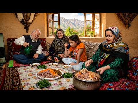 Daily Village Life Cooking Delicious Lentil Rice in the