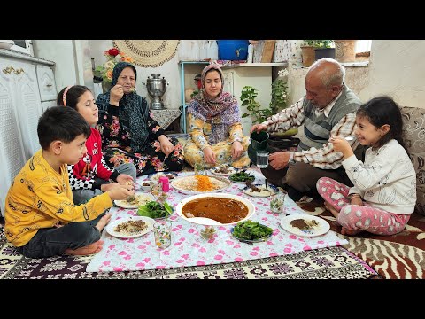 Real Life In An Azerbaijani Village Homemade Food Cooked In