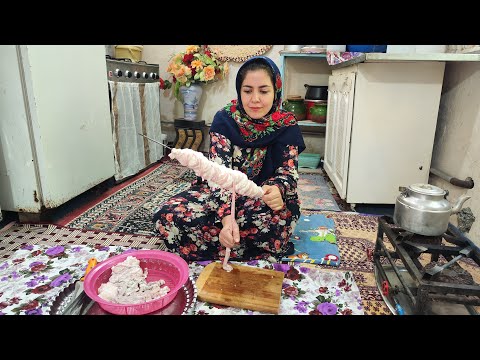 A Turkish Food Of sheep s tail Wrapped In Lamb Intestines