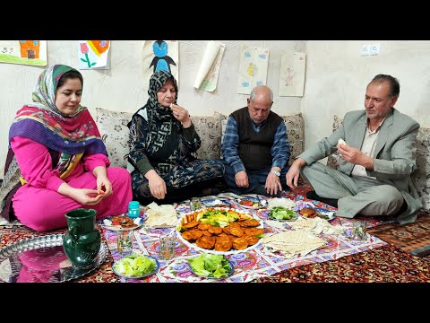 village Daily routine village life in Azarbaijan Village