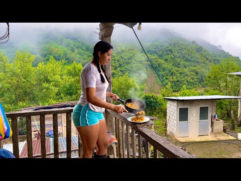 Mira como cocinamos un delicioso mote en leña Parte 1