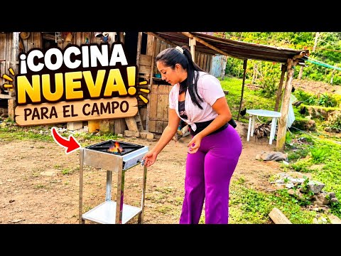 Me compré una nueva cocina para el campo