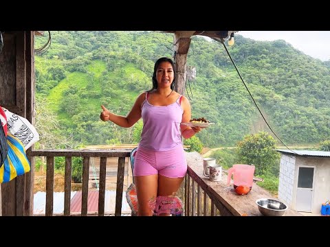 Este es mi desayuno viviendo en el campo