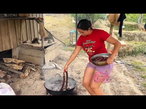 De esta forma se hace más rellenas en el campo