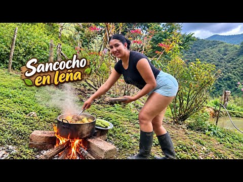 Preparando un sancocho al estilo de mi tierra