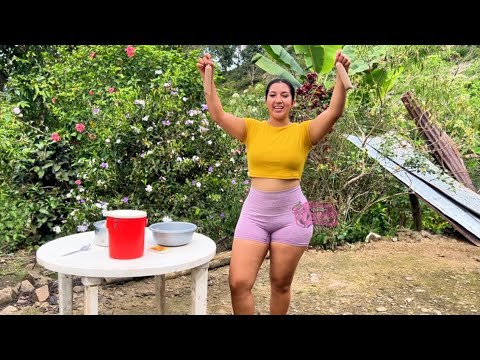 Preparando bolos en el campo por primera vez