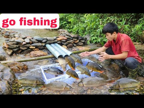 Full video of the boy s fishing methods caught nearly 30 kg