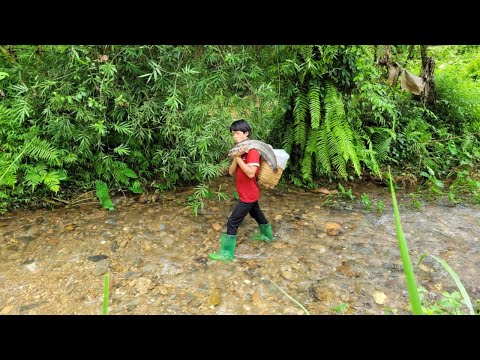 The orphan boy s fishing skills scooped water out and