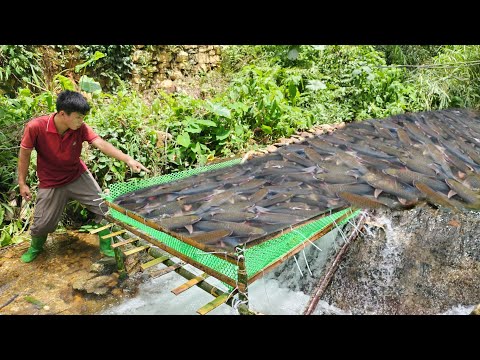 25 day journey The boy showed off his super fishing skills