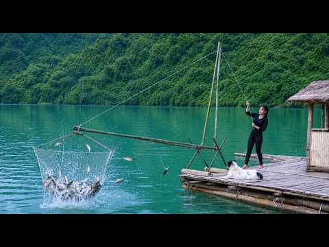 Living on a Floating Bamboo Island Finishing the House