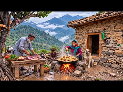How do people live in 2026 in a mountain village far from
