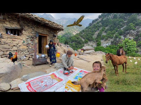Shepherd s Couple Life in a Mountain Village of Afghanistan