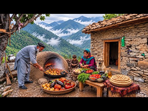 Rainy Stormy Mountain Cabin Life Cozy and Relaxing Vibes