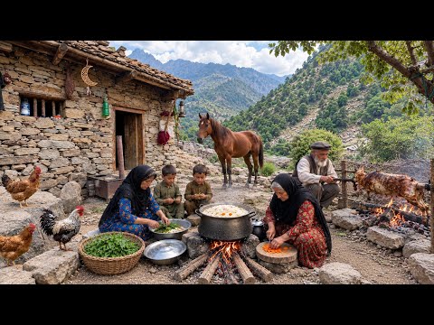 A Peaceful Family Gathering The Simple Life of an Old