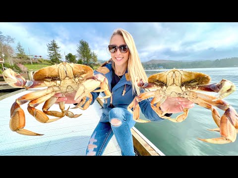 I Flew Cross Country to Find These Crabs LIVE Dungeness