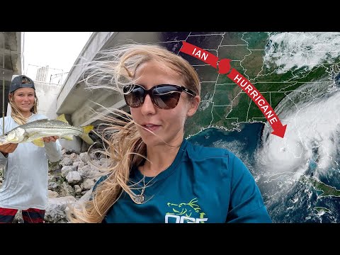 Hurricane Ian Vlog Fishing the Mullet Run Update