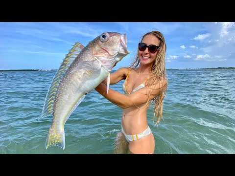 GOLDEN FISH Caught in The DEEPEST Part of the Ocean