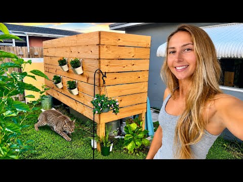 DIY Building My Outdoor Shower Update Bob Cat Attacked My