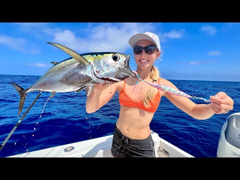 How to Catch Fish on a Giant Jig NO BAIT NEEDED technique