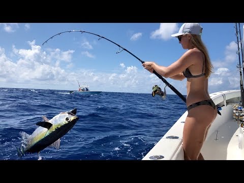Catching My FIRST Black Fin TUNA