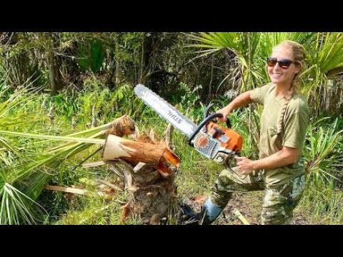 How to cut SWAMP CABBAGE Making A Yummy Stew