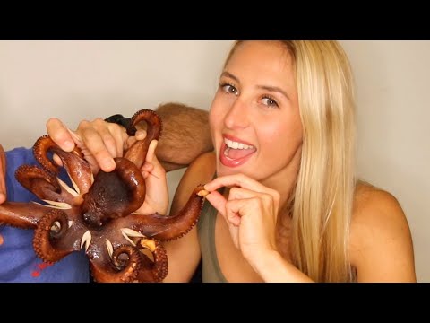 MUKBANG Eating an Octopus
